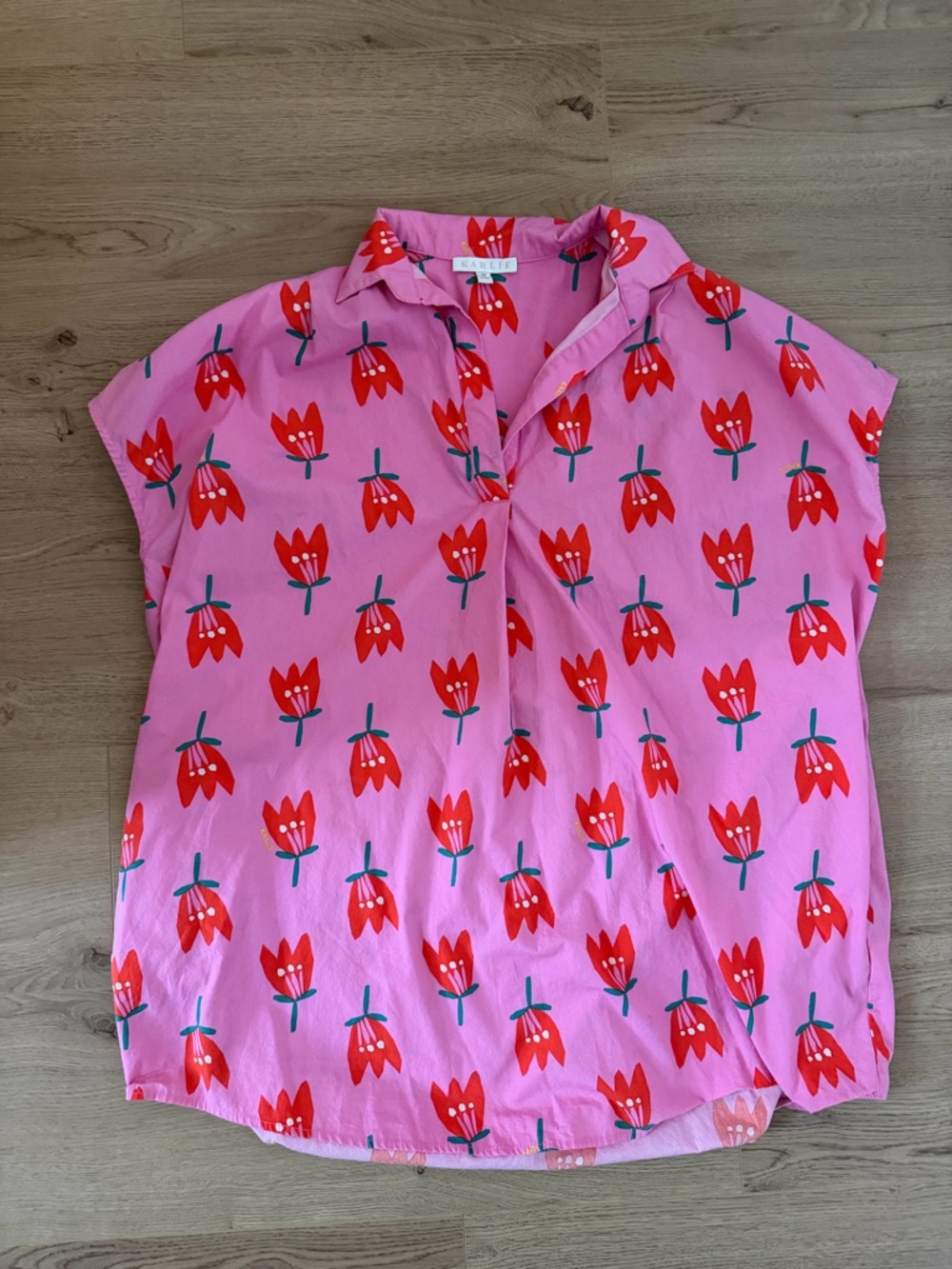 Karlie Vneck Shirt Dress